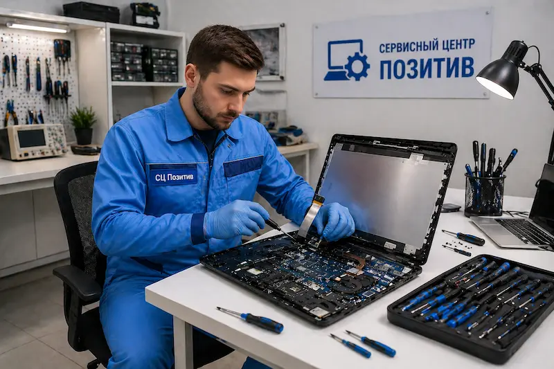 Замена шлейфа матрицы ноутбука в Наро-Фоминске