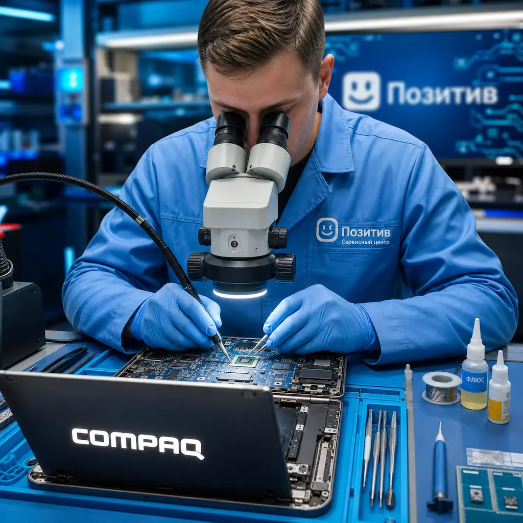 Замена видеокарты ноутбука Compaq в Наро-Фоминске