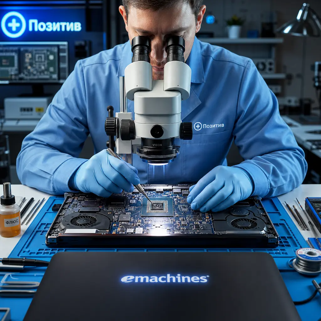Замена видеокарты ноутбука Emachines в Наро-Фоминске