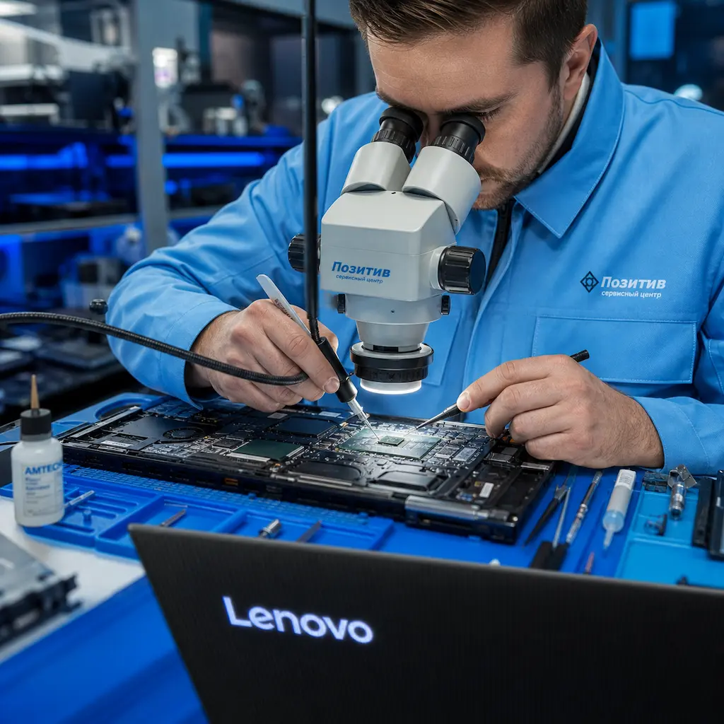 Замена видеокарты ноутбука Lenovo в Наро-Фоминске
