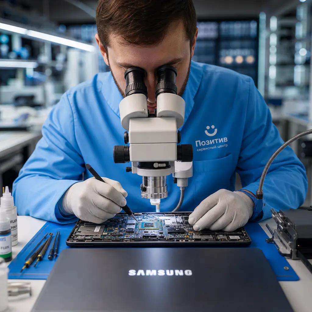 Замена видеокарты ноутбука Samsung в Наро-Фоминске