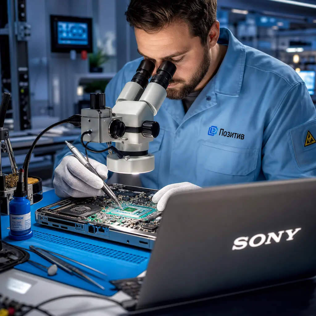 Замена видеокарты ноутбука Sony в Наро-Фоминске