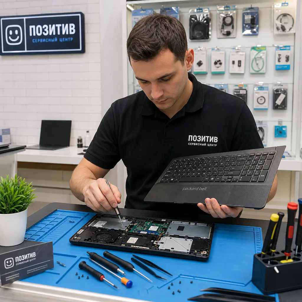 заменить клавиатуру на ноутбуке Packard Bell в Наро-Фоминске