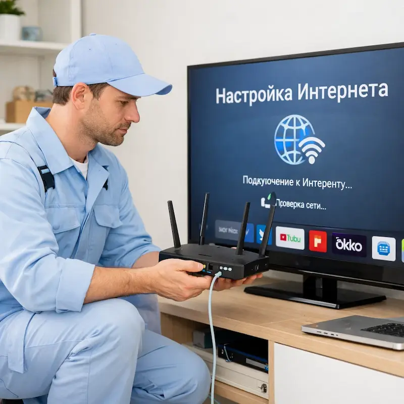 Настройка интернета на телевизоре в Наро-Фоминске