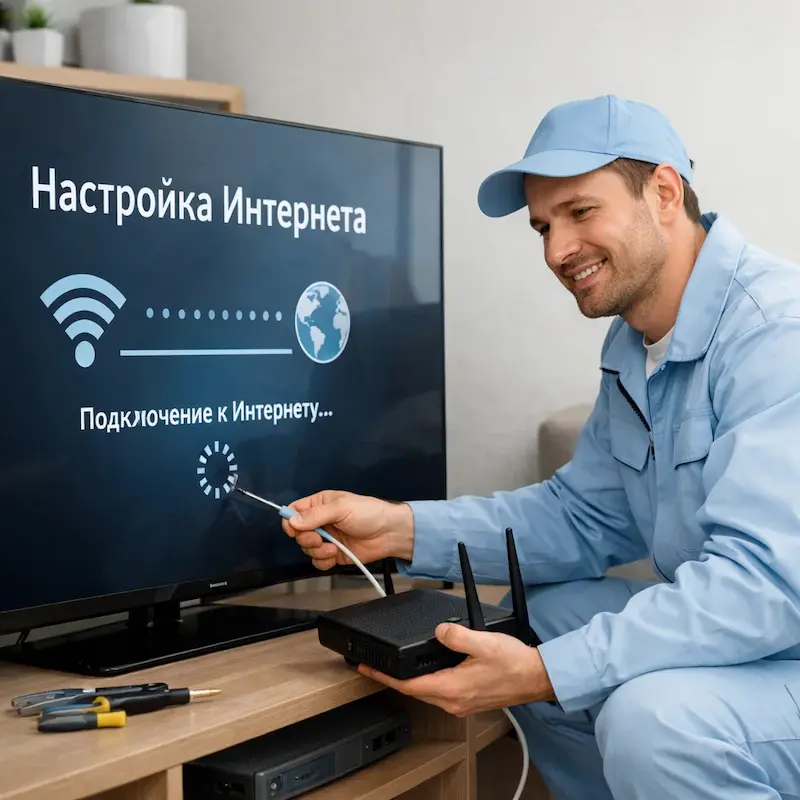 Настройка интернета на ТВ в Наро-Фоминске