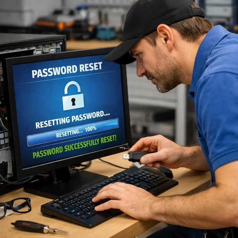 Сброс пароля от компьютера в Наро-Фоминске