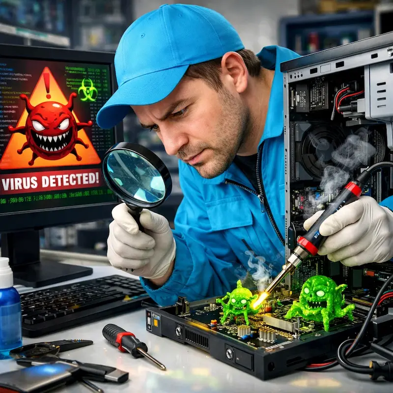 Вылечить компьютерный вирус в Наро-Фоминске