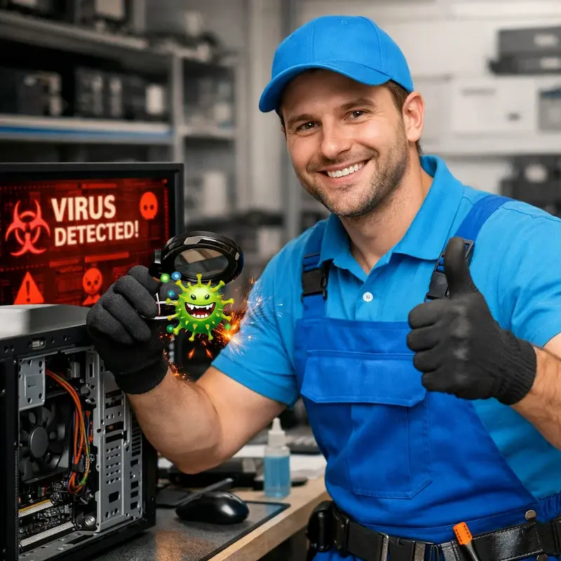 Удаление вирусов с компьютера в Наро-Фоминске