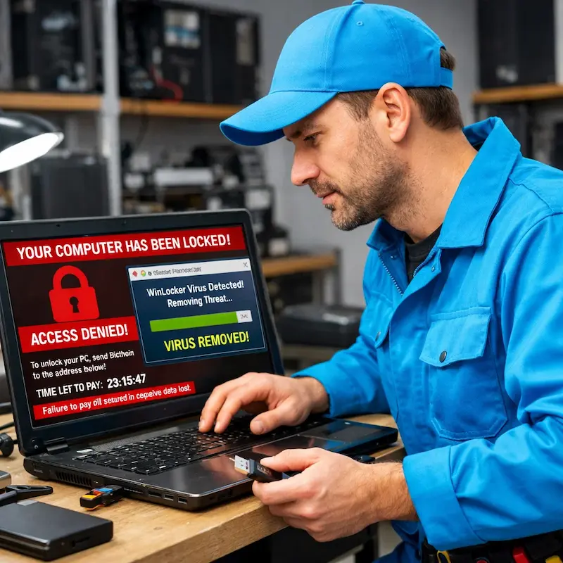 Поможем разблокировать компьютер и ноутбук в Наро-Фоминске